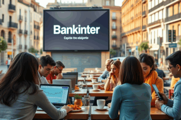 Imagen de un cliente solicitando un préstamo digital en el portal de Bankinter.