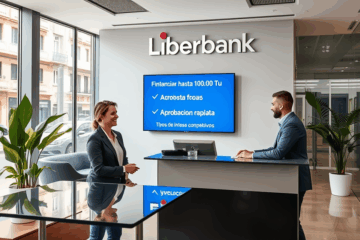 Imagen de un contrato de préstamo siendo firmado, representando la rapidez y eficiencia de los servicios de préstamo de Liberbank.