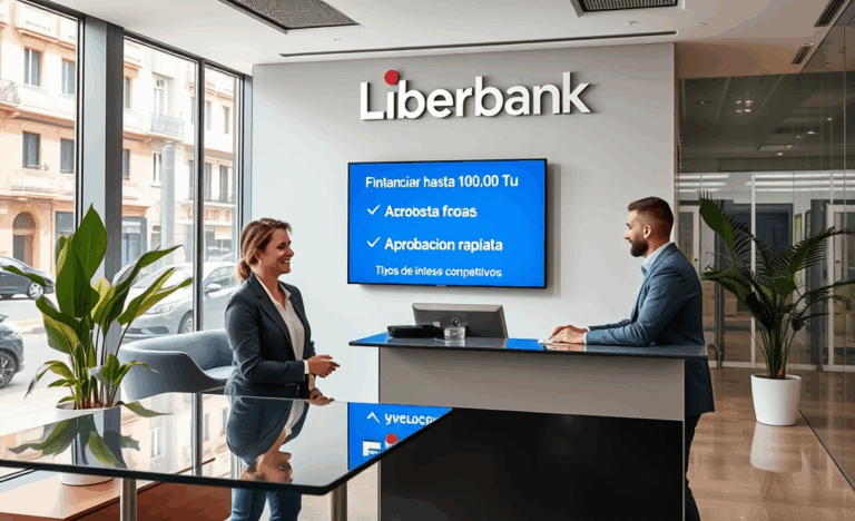 Imagen de un contrato de préstamo siendo firmado, representando la rapidez y eficiencia de los servicios de préstamo de Liberbank.