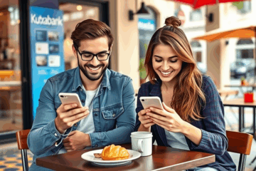 Imagen ilustrativa de un cliente utilizando el Crédito Fácil en Kutxabank para obtener financiación inmediata.