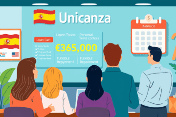 Imagen de opciones de préstamos en Unicaja Banco mostrando diferentes soluciones financieras.