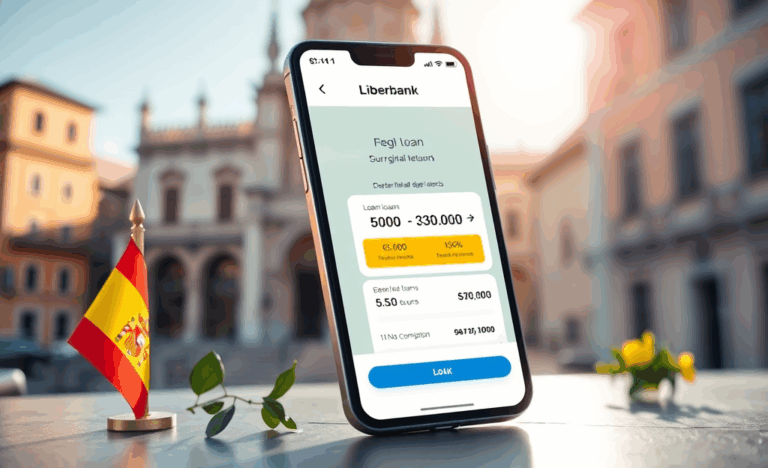 Un usuario gestiona su Préstamo Digital a través de la app de Liberbank