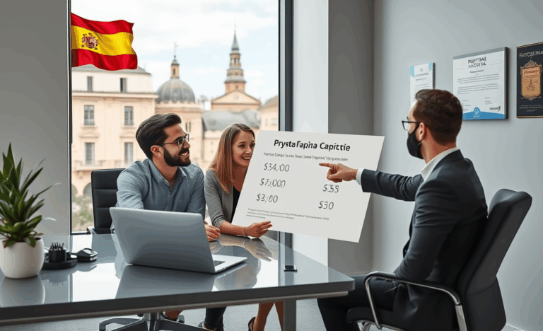 Imagen de un cliente satisfecho firmando un contrato de préstamo con Préstamo Capital.