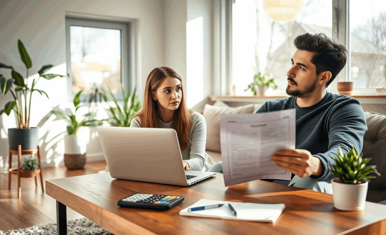 Persona revisando opciones para conseguir un préstamo personal.
