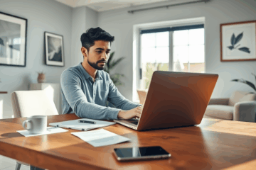 Imagen que ilustra el proceso para obtener un préstamo personal en línea.