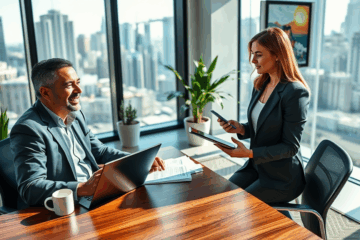 Imagen representativa de un Préstamo Personal para Autónomos, mostrando a un trabajador por cuenta propia explorando opciones de financiación.