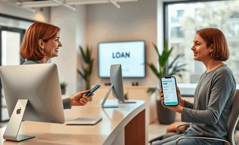 Imagen de personas felices recibiendo dinero en efectivo de manera rápida y sencilla.