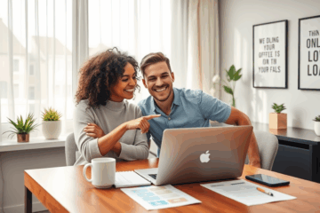 Imagen que ilustra la facilidad de obtener un préstamo personal en línea.