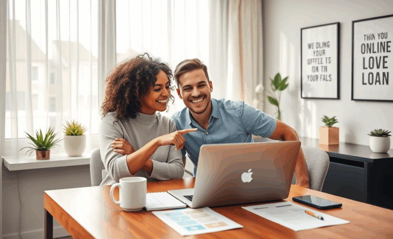 Imagen que ilustra la facilidad de obtener un préstamo personal en línea.
