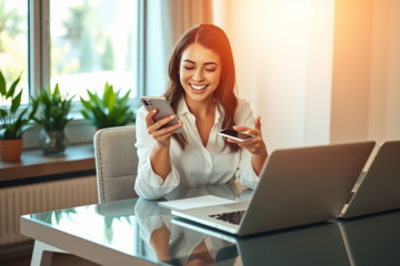 Imagen que ilustra el concepto de dinero directo y transferencias rápidas