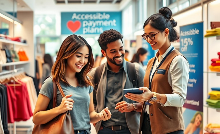 Imagen que ilustra la financiación a plazos sin sorpresas, destacando las facilidades de las cuotas accesibles.