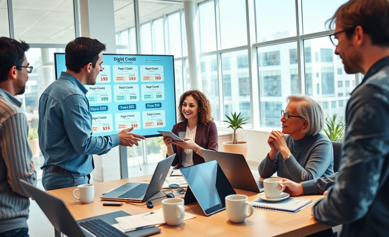 Ofertas de crédito digital disponibles en línea para financiación rápida y accesible.