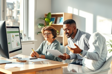 Imagen que ilustra la guía para solicitar un préstamo en Bank of America con atención bilingüe.