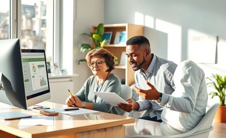 Imagen que ilustra la guía para solicitar un préstamo en Bank of America con atención bilingüe.