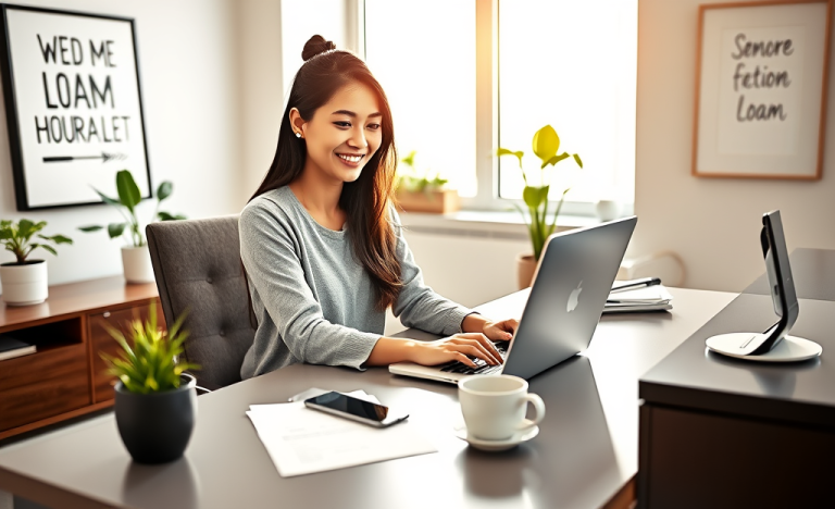 Imagen relacionada con préstamos en línea fáciles y tasas reducidas.